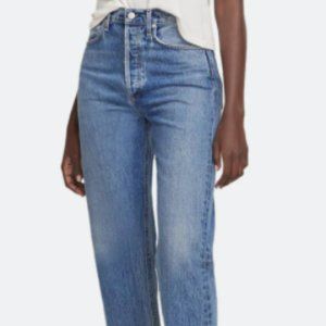 AGOLDE 90S PINCH WAIST HIGH RISE STRAIGHT FIT JEAN